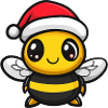 Biene Weihnachten Christmas