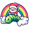 Ver Père Noël Arc-en-ciel