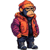 Singe Mode d’hiver