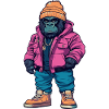 Mode d’hiver Gorilla