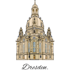 Frauenkirche // Dresden // Illustration