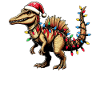 Spinosaurus Dinosaure Père Noël