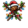 Stickball Santa Hat Xmas
