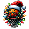 Basketball Streetball Christmas Hat Xmas