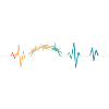 Retro Heartbeat Barbed Wire