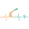 Retro Heartbeat Roboterarm