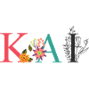 KAI Namenskunst mit gestickten Blumen