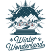 Winterwunderland – Schneekugel mit Dorf