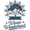 Winterwunderland – Schneekugel mit Dorf