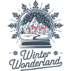 Winterwunderland – Schneekugel mit Dorf