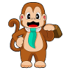 Monkey Entrepreneur Porte-documents