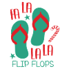 Fa-La-La Flip-Flops
