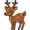 Cute Cartoon Deer