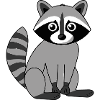 Cartoon Raccoon