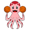 Octopus Basketteur Basket-ball