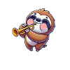 Sloth Trumpet Cartoon Classical Music