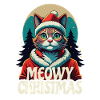 Meowy Christmas - Gift with Cat