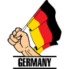 Flagge Deutschland erster Text DEUTSCHLAND