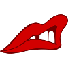 Lèvres rouges