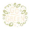 Go green eco friendly vegan végétarien aesthetic