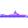 Surfaced Submarine Water Surface Dive