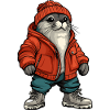 Phoque Animal Mode Hiver