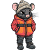 Mouse Fashion Winter