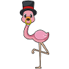 Flamingo Groom Wedding Ring Wedding