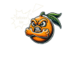 Lustige Mandarine