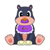 Mole Baby Bib Pacifier