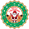 Merry Christmas Santa Cookie