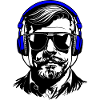 Man with headphones