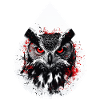 Trash Polka Owl Black Red