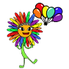 LGBT Girasole Gay Pride Palloncini Arcobaleno