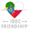 Ethiopia and Poland 100% friendship
