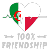Algeria and Poland 100% friendship