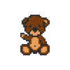 Pixel Bear Brownie