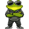 Frog Comic Cool