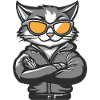 Cat Comic Cool