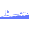 Surfaced Submarine Water Surface Dive