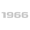 Born 1966 Retro Stripe Modern Birthday Design
