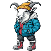 Mountain Goat Fashion Winter