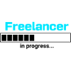Freelancer in Progress – Self-Employment Motif