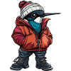 Hummingbird Bird Fashion Winter