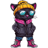 Panther Winter Comic