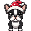 French Buldog Dog Christmas Christmas