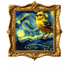 Yellow-bellied Girlitz Starry Night