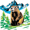 Marmot of the Alpine Mountains