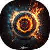 Burning Archery Target