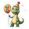 7th Birthday Dino